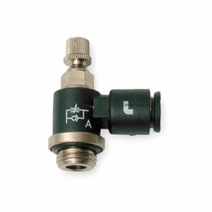 LEGRIS 7660 56 20 Valve, 1/4 Inch Push To Connect, 10-32 UNF, 145 PSI, 1 Directions Controlled | CR8QZP 1PFZ2