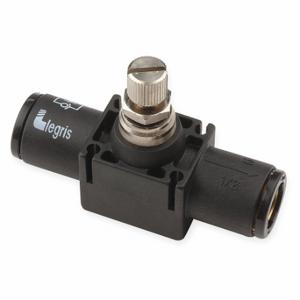 LEGRIS 7770 56 00 Valve, 1/4 Inch Push To Connect, 1/4 Inch Push to Connect, 145 PSI | CR8RBY 1PFZ8