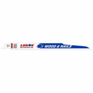 LENOX TOOLS 20587S956R Reciprocating Saw Blades, 6 Teeth Per Inch, 9 Inch Blade Length, 3/4 Inch Height | CR9GRA 801A63