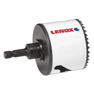 LENOX TOOLS 1772954 Hole Saw, 2 1/2 Inch Saw Dia, 4/5 Teeth per Inch, 1 7/8 Inch Max. Cutting Dp, Bi-Metal | CR9FZU 60FF07