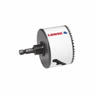 LENOX TOOLS 1772963 Hole Saw, 3 Inch Saw Dia, 4/5 Teeth per Inch, 1 7/8 Inch Max. Cutting Dp, Bi-Metal | CR9GBD 60FF05