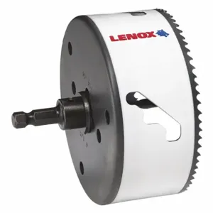 LENOX TOOLS 1773006 Hole Saw, 4 1/2 Inch Saw Dia, 4/5 Teeth per Inch, 1 7/8 Inch Max. Cutting Dp, Bi-Metal | CR9GBK 60FF15