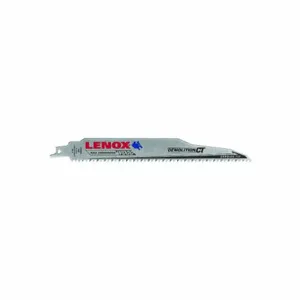 LENOX TOOLS 1832144 Reciprocating Saw Blade, 6 Teeth Per Inch, 9 Inch Blade Length, 1 Inch Height | CR9GPJ 422V95