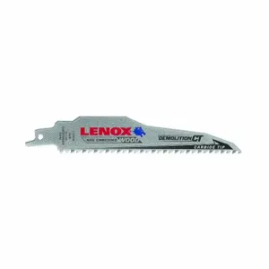 LENOX TOOLS 1832162 Reciprocating Saw Blade, 6 Teeth Per Inch, 6 Inch Blade Length, 1 Inch Height | CR9GPN 422V94