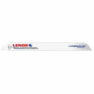 LENOX TOOLS 1954462 Reciprocating Saw Blade, 12/16 Teeth Per Inch, 9 Inch Blade Length, 1 Inch Height | CR9GNB 492R79