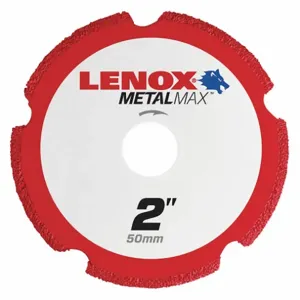 LENOX TOOLS 1972917 Abrasive Cut-Off Wheel, 2 Inch Blade Dia, 3/8 Inch Arbor Size | CR9FUL 48RW94