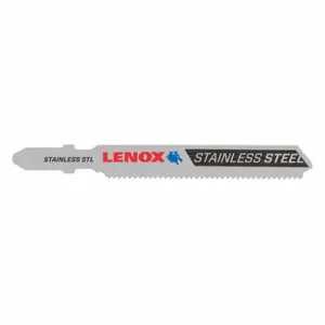 LENOX TOOLS 1991616 Jig Saw Blade, 18, 3 1/4 Inch Blade Length, Carbide Tipped, T Shank, Stainless Steel | CR9GDX 55KJ25