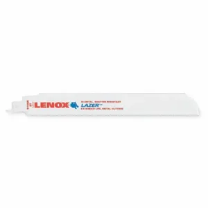 LENOX TOOLS 201939108R Reciprocating Saw Blade, 9 Inch Blade, 8 TPI, Pack Of 5 | AD7TFL 9108R / 4GE33