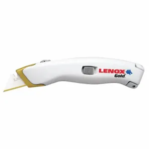 LENOX TOOLS 20353-SSRK1 Utility Knife, 5 1/2 Inch Overall Length, Bi-Metal With Titanium Edge Tip, Pla Inch | CR9GEF 3KJC5