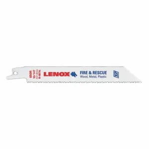 LENOX TOOLS 20374650R5 Reciprocating Saw Blade, 6 Inch Blade, 10/14 TPI, Pack Of 5 | AE2MLU 650R / 4YFX8