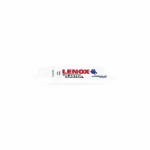 LENOX TOOLS 20449456RP Reciprocating Saw Blade, 6 Teeth Per Inch, 4 Inch Blade Length, 3/4 Inch Height | CR9GNW 53DN78