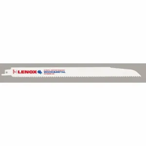 LENOX TOOLS 20495B156R Reciprocating Saw Blade, Nail Embedded Wood, 12 Inch Blade, 6 TPI, Pack Of 25 | AE2MLX B156R / 4YFY4