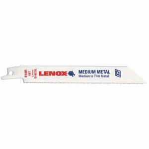 LENOX TOOLS 20521318RC Reciprocating Saw Blade, 3 5/8 Inch Blade, 18 TPI, Pack Of 5 | AE2HVA 318RC / 4XL07