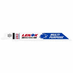 LENOX TOOLS 20561S610R Reciprocating Saw Blades, 10 Teeth Per Inch, 6 Inch Blade Length, 3/4 Inch Height | CR9GQL 801A55