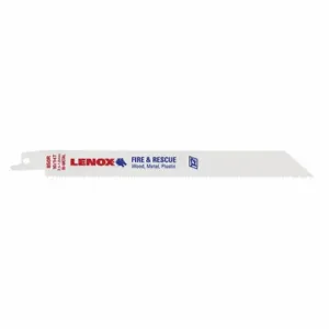 LENOX TOOLS 20577850R Reciprocating Saw Blade, 8 Inch Blade, 10/14 TPI, Pack Of 5 | AB6LWN 850R / 21Y662