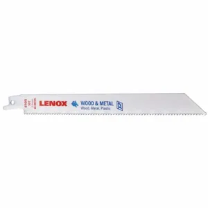 LENOX TOOLS 20580810R Reciprocating Saw Blade, 8 Inch Blade, 10 TPI, Pack Of 5 | AE2HVJ 810R / 4XL18