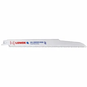 LENOX TOOLS 20582956R Reciprocating Saw Blade, Nail Embedded Wood, 9 Inch Blade, 6 TPI, Pack Of 5 | AE2HVK 956R / 4XL19