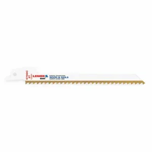 LENOX TOOLS 21063676GRC Reciprocating Saw Blade, Nail Embedded Wood, 6 Inch Blade, 6 TPI, Pack Of 5 | AB2XMU 676G / 1PMB8