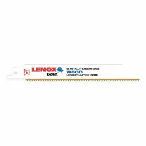 LENOX TOOLS 21064610GR Reciprocating Saw Blade, 6 Inch Blade, 10 TPI, Pack Of 5 | AB2XMN 610G / 1PMB3