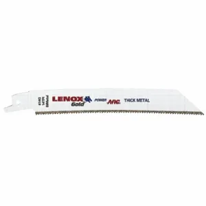 LENOX TOOLS 21071424GR Reciprocating Saw Blade, 4 Inch Blade, 24 TPI, Pack Of 5 | AB2XMM 424G / 1PMB2