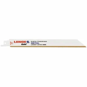 LENOX TOOLS 21073824GR Reciprocating Saw Blade, 8 Inch Blade, 24 TPI, Pack Of 5 | AB2XMX 824GR / 1PMC2 / 824