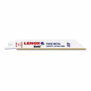 LENOX TOOLS 21081B614GR Reciprocating Saw Blade, 6 Inch Blade, 14 TPI, Pack Of 25 | AE2MME B614G / 4YFZ4