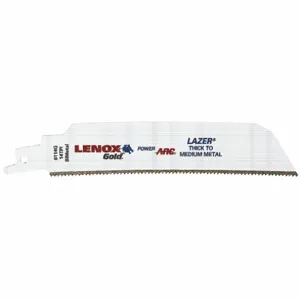 LENOX TOOLS 210936110GR Reciprocating Saw Blade, 10 Teeth Per Inch, 6 Inch Blade Length, 1 Inch Height | CR9GMU 21Y664