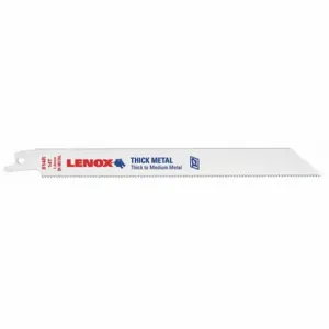 LENOX TOOLS 21519814R Reciprocating Saw Blade, 8 Inch Blade, 14 TPI, Pack Of 5 | AE2MNT 814R / 4YGA2