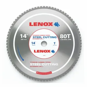 LENOX TOOLS 21891ST140080CT 14 Diameter, 1 Arbor, 80 Teeth | CR9FQF 36C332