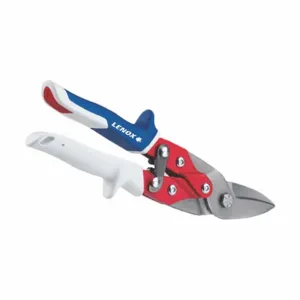 LENOX TOOLS 22101 Aviation Snips Left Cutting Red | AC3RUT 2VRR4