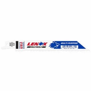 LENOX TOOLS 22761OSB610R Reciprocating Saw Blades, 10 Teeth Per Inch, 6 Inch Blade Length, 3/4 Inch Height | CR9GRD 801A57