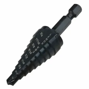 LENOX TOOLS 30883VB3 Step Drill Bits, 9 Hole Sizes, 1/4 Inch to 3/4 Inch, 1/16 Inch Step Increments | CR9GRR 61UW29