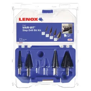 LENOX TOOLS 30929-VB30929 Step Drill Set GR0496448 GR0496450 GR0496453 GR0496454 | AC2NMA 2LML6