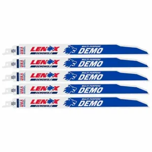 LENOX TOOLS LXAR1250R Reciprocating Saw Blades, 10 Teeth Per Inch, 12 Inch Blade Length, 1 Inch Height | CR9GQK 801A50