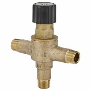 LEONARD VALVE 269-LF Thermostatic Mixing Valve, Lead Free Bronze, 1/2 Inch Inlet Size, NPT Inlet, NPT Outlet | CR9GXB 802D50