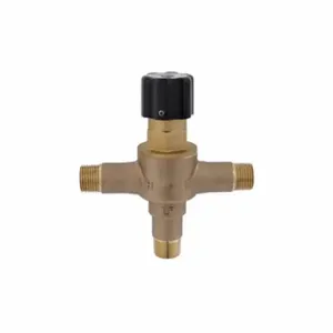 LEONARD VALVE 270-LF-CP Point Of Use Mixing Valve, Chrome-Plated Lead-Free Bronze, 1/2 Inch Inlet Size | CR9GVJ 802D47