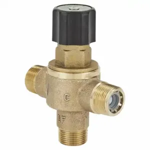 LEONARD VALVE 369-LF Thermostatic Mixing Valve, Lead Free Bronze, 3/4 Inch Inlet Size, NPT Inlet, NPT Outlet | CR9GXC 802D51