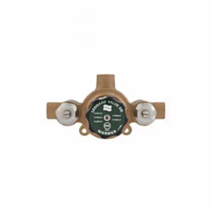 LEONARD VALVE LV-981A-LF-BDT-RF Wax Master Mixing Valve, Rough-Finish Lead Free Bronze, 3/4 Inch Inlet Size, Sweat Inlet | CR9GWF 802D54