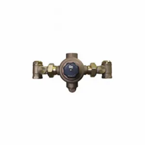 LEONARD VALVE LV-982-LF-BDT-RF Wax Master Mixing Valve, Bronze/Stainless Steel, 1 Inch Inlet Size, 1 1/4 Inch Outlet Size | CR9GWC 802D55