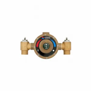 LEONARD VALVE LV-985-SW-LF-BDT-RF Wax Master Mixing Valve, Rough-Finish Lead Free Bronze, 2 Inch Inlet Size, Sweat Inlet | CR9GWD 802D58