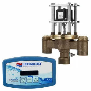 LEONARD VALVE PNV-125-LF Electronic Mixing Valve, 1 Inch Inlet Size, Npt Inlet, 1 1/4 Inch Outlet Size, Npt Outlet | CR9GVB 802D81