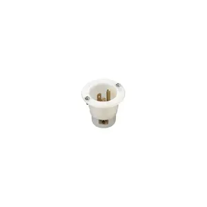 LEVITON 5278-C Receptacle, 5-15P, 15 A, 125V AC, 2 Poles, White, Screw Terminals | CR9HPR 792TM7