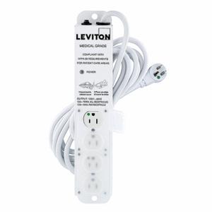 LEVITON 5304M-1N5 Outlet Strip, 4 Outlets, 15 ft Cord Length, 15 A Max. Amps, NEMA 5-15P, Power Indicator | CR9HGK 791EF5