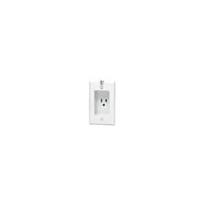 LEVITON 688-W Receptacle, Single, 5-15R, 15 A, 125V AC, White, 2 Poles, Screw Terminals, Std Resist | CR9HZF 792TX3