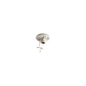 LEVITON 9726-C Lampholder, Medium Screw, 660 W Watts, 125V AC Volt, White | CR9GZR 799LA3