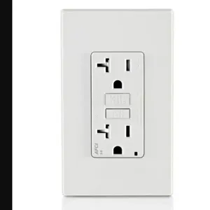 LEVITON AFTR2-W Receptacle, Decorator Duplex, 5-20R, 20 A, 125V AC, White, 2 Poles, Screw Terminals | CR9HTC 792U81