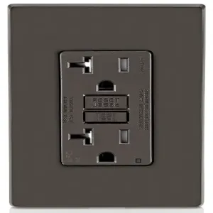 LEVITON AFTR2 Receptacle, Decorator Duplex, 5-20R, 20 A, 125V AC, Brown, 2 Poles, Screw Terminals | CR9HRH 792U76