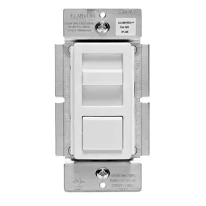 LEVITON IPL06-10Z Lighting Di mmer, CFL/Incandescent/LED, 1-Pole/3-Way, 120V AC, Ivory/Light Almond/White | CR9HAT 791DY9