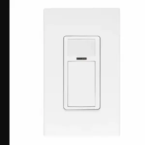 LEVITON ODS15-I1W Occupancy Sensor, Wall Switch Box, 1000 sq ft Coverage at Suggested Mounting Height | CR9HGF 791DP2