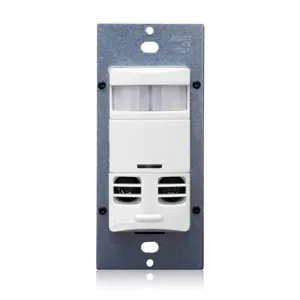 LEVITON OSSMT-MDW Hard Wired, Wall Switch Box, 2400 sq ft Coverage at Suggested Mounting Height | CR9HEU 791DV5